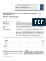 Temporal and Geographic Trends in Homicide and Suicide Rates in Mexico