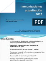 Inmunizaciones Actualizacion 2012