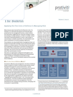 The Bulletin Vol 5 Issue 4 Applying 5 Lines Defense Managing Risk Protiviti PDF