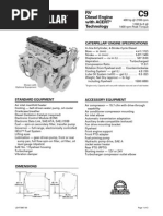 Cat C9 Specs