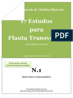 17 Estudos para Flauta Transversal