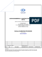 Welding Machine Calibration Procedure