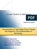 Human Factors in Technology