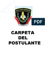 Carpeta de Postulante 2015-i