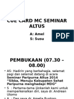 Seminar Kesehatan Paripurna Altus 2014