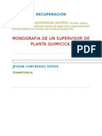 Funcion de Supervisor de Planta Quimica