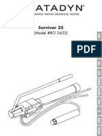 Dessalinizador Manual Katadyn Survivor35 PO