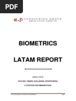 Biometrics Report and Entry Strategy Latam