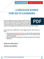 [MrBi] Useful Language Banks for IELTS Learners