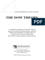 The Dow Theory - 100 Years of Practical Guidance to Stock Investors
