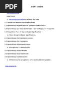 APREDIZAJE SIGNIFICATIVO