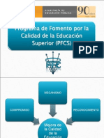 Programa de Fomento a La Calidad PFC[1]