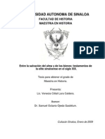 Tesis Entre La Salvacion Del Alma y de Los Bienes