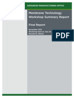 DOE Membrane Tech Workshop Summary 1