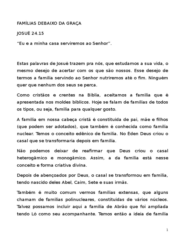 A Minha Familia Debaixo Da Graça Letra