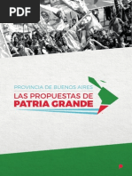 Las propuestas para la provincia