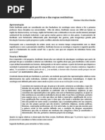 Durkheim - Das Regras Punitivas e Das Regras Restitutivas