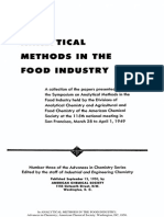 Analytical Methods in Food Industry