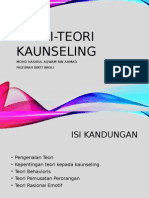 Teori-Teori Kaunseling