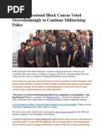 Download The Congressional Black Caucus Voted Overwhelmingly to Continue Militarizing Police by Aaron-HakimEil SN266388896 doc pdf
