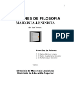 Lecciones de Filosofia Marxista Leninista I