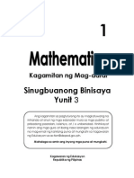 Math 1 LM S.Binisaya Unit 3 PDF