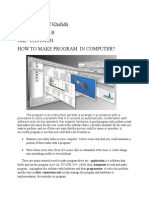 How To Make Program in Computer
