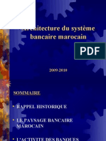 l'archetecture du Système Bancaire Marocain