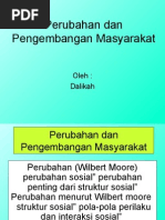 Powerpoint Perubahan Pengembangan Masyarakat