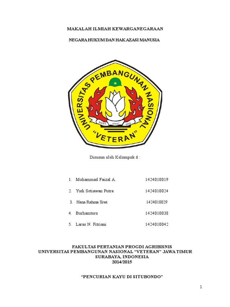 Makalah Negara Hukum Dan Ham