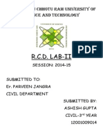R.C.D. Lab-Ii: Deenbandhu Chhotu Ram University of Science and Technology