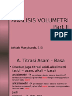 Analisis Volumetri II