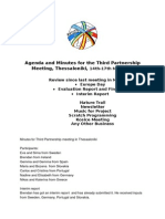 Agenda and Minutes For The Third Partnership Meeting