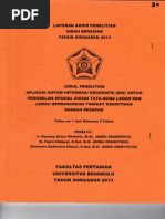 Download Aplikasi SIG Untuk Permodelan Spasial Disain Tata Guna Lahan DAS Lemau Nerdasarkan Tingkat Kekritisan Daerah Resapan by UnggulPanghudi SN266416249 doc pdf