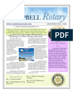 Campbell Rotary Newsletter Feb 9 2010