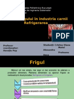 Tehnica Frigului În Industria Carnii