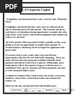 Download Freightliner and Kenworth Days Cabs Used For Sale Wholesale Prices  by Jim Casa SN26642067 doc pdf