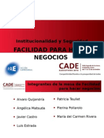 Cade 10 Facilidad Para Hacer Negocios