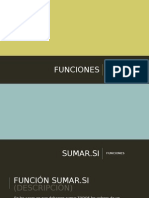 Funciones (Sumar - Si y Contar - Si)