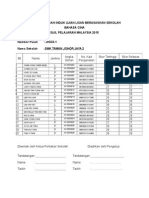 Borang Markah Induk Ulbs