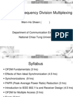 Orthogonal Frequency Division Multiplexing