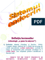 Sistemul Endocrin - Fiziologie