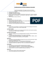 Guidelines For Preparation of The Final Version of The Paper Miscelaneous