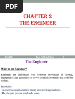 GENG 107 Engineering Skills and Ethics - Lecture - Chapter 2 - The Engineer