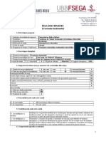 Fisa Disciplina ECTS RO Economia Turismului