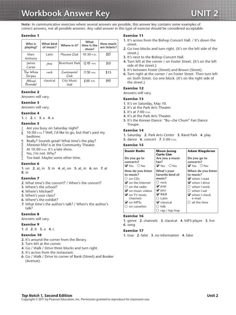 TP 01 Unit 02 Workbook Ak | PDF | Entertainment | Performing Arts