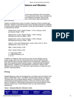 Reliance - Electric Motor Balance and Vibration