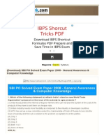 IBPS Shorcut Tricks PDF: Download IBPS Shortcut Formulas PDF Prepare and Save Time in IBPS Exam