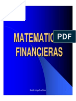Matematicas Financieras. Recorrido Rapido