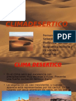 Clima Desertico 